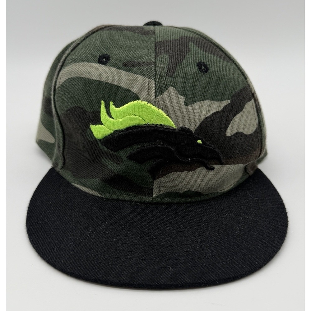 Leader Loga Cap Denver Broncos Green Camo Snapback